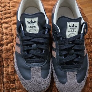 Adidas Black and Brown Sneakers